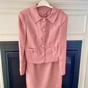 Blush Two Piece Dress Suit